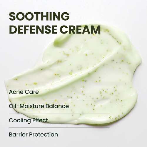 HyCicaMue Defence Cream - Soothing Barrier Repair Moisturizer with Cica & Hyaluronic Acid | Vegan Formula for Sensitive Skin, Hydration Boost