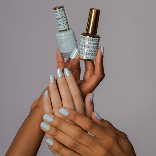 DND DC Gel Polish Set - Free Spirit Collection | UV/LED Gel & Air Dry Nail Lacquer Duo, 0.5 Fl Oz Each