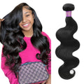 Body Wave Bundles Human Hair 24 Inch 14A Human Hair Bundles Real 100% Raw Unprocessed Brazilian Virgin Sew in Quick Weave Natural Black Deals Thick Hair Extensions