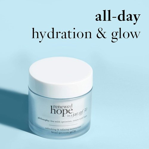 Philosophy Renewed Hope In A Jar - Moisturizer with SPF 30 - 2 oz for Radiant Skin