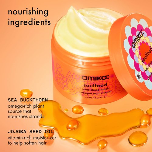 Amika Soulfood Nourishing Mask - Deep Hydration & Repair | 100ml Size
