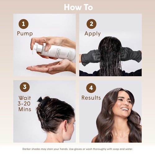 dpHUE Gloss+ Medium Brown Hair Color Treatment - Revives Fading Color - 8-12 Applications per Bottle