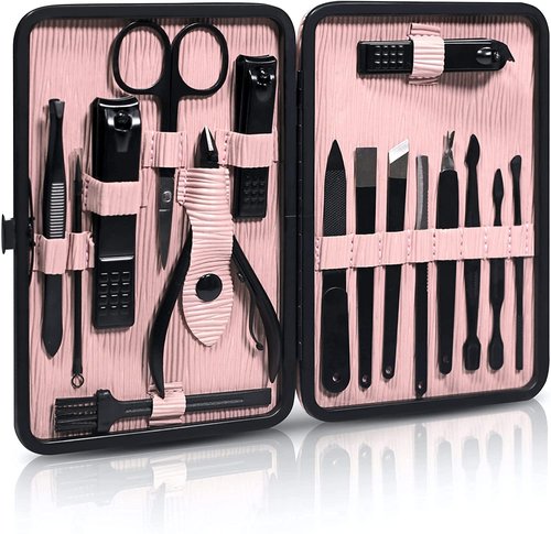 Queensland Quintessentials Manicure Kit for Women - Complete Nail Care Set with Toenail Clippers for Thick Nails - Ideal for Seniors - Professional Nail Nippers & Clippers - Perfect for Home Use