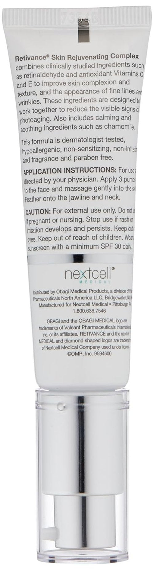 Obagi Medical Retivance Skin Rejuvenating Complex - 1 oz | Anti-Aging Formula for Radiant Skin