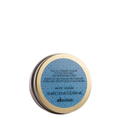 Davines Forming Pomade - Medium Hold for Short Hair Styling | Lightweight Formula, Natural Shine, 2.54 Fl Oz