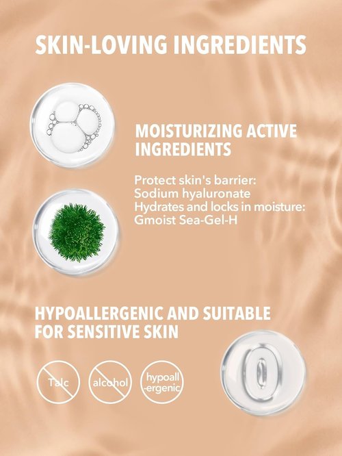 SheGlam Hydrating Cream Foundation Balm - Full Coverage, Long-Lasting Concealer for Dry Skin - Shell