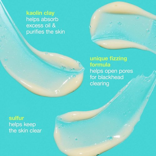Dermalogica Clear Start Blackhead Clearing Fizz Mask - Purifying Pore Cleansing Mask with Kaolin Clay & Sulfur (1.7 Fl Oz)