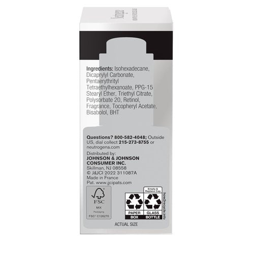 Neutrogena Rapid Wrinkle Repair Retinol Face Oil, Daily Anti-Aging Face Serum to Fight Fine Lines, Deep Wrinkles, & Dark Spots, 1.0 fl. oz