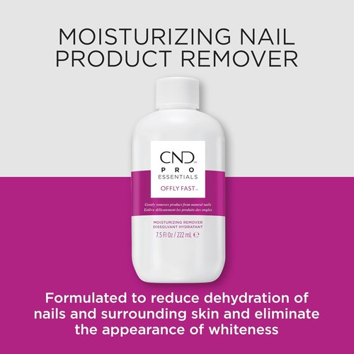 CND OFFLY FAST Nail Polish Remover - Moisturizing Formula | 2 Fl Oz for Gentle Removal