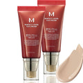 MISSHA M Perfect Cover BB Cream Dual Pack No.23 Natural Beige -Light/Medium with Cool/Neutral Undertone SPF 42 PA +++ 1.69 Fl Oz - Tinted Moisturizer for face with SPF