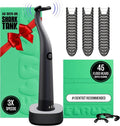 FLAUS Electric Flosser - Dentist Recommended Water Flosser with 3 Speeds & 45 Refill Heads for Sensitive Gums