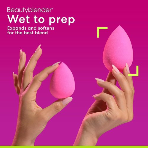 Beautyblender® Original Pink Makeup Sponge - Super-Soft Foam for Flawless Blending, Reusable & Vegan