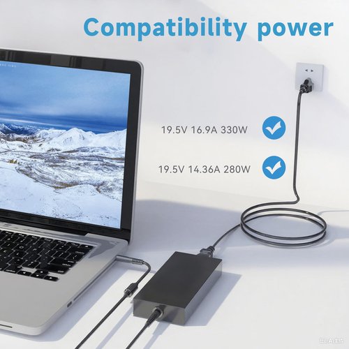 amguog 330W Laptop Charger Compatible with Acer Predator Helios 18 16/Predator Helios Neo 16 19.5V 16.92A AC Adapter