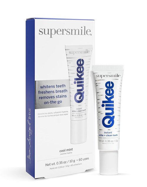 Supersmile Quikee Teeth Whitening - Convenient On-The-Go Formula for a Bright Smile