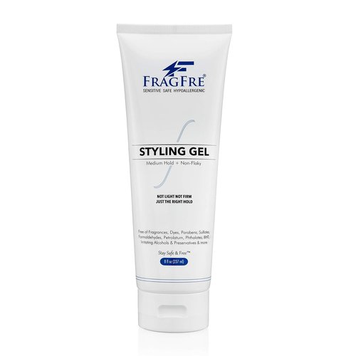Skiennix Styling Gel - Fragrance-Free Medium Hold Hair Gel for Sensitive Skin | 8 oz, Hypoallergenic, Vegan