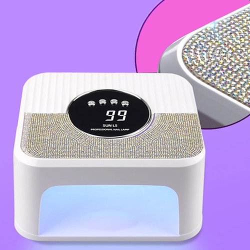 JYDFYP 268W UV LED Nail Lamp, Gel for Nail Polish UV Dryer with 4 Timers 45Pcs Lamp Beads and Automatic Sensor Professional Fast Curing Art Tools