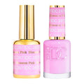 DND DC Gel Polish Set - Pink Collection | UV/LED Gel & Air Dry Nail Lacquer Duo, 0.5 Fl Oz Each