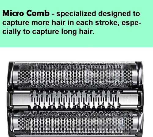 Braun Series 7 Replacement Head 73S - Compatible with 7020s, 7025s, 7085cc | 1 Count
