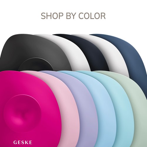 GESKE Body Brush | 4 in 1 | Cleansing Brush for The Entire Body | Professional Deep Cleaning | Soft Silicone Bristles | Ergonomic Two-Finger Design | Cleanses & Massages