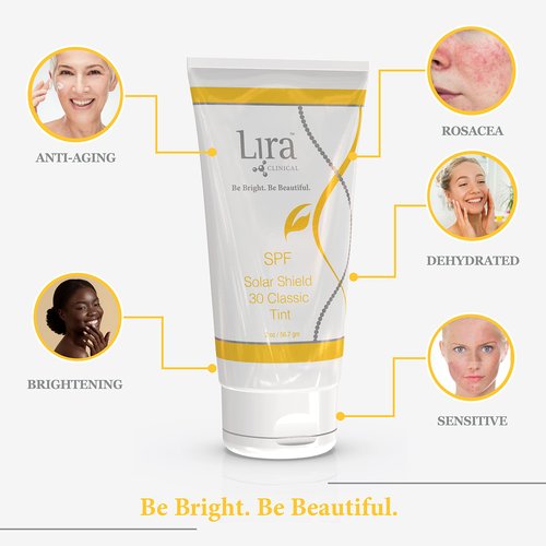 Lira Clinical Solar Shield 30 Classic Tint 2oz / 60ml