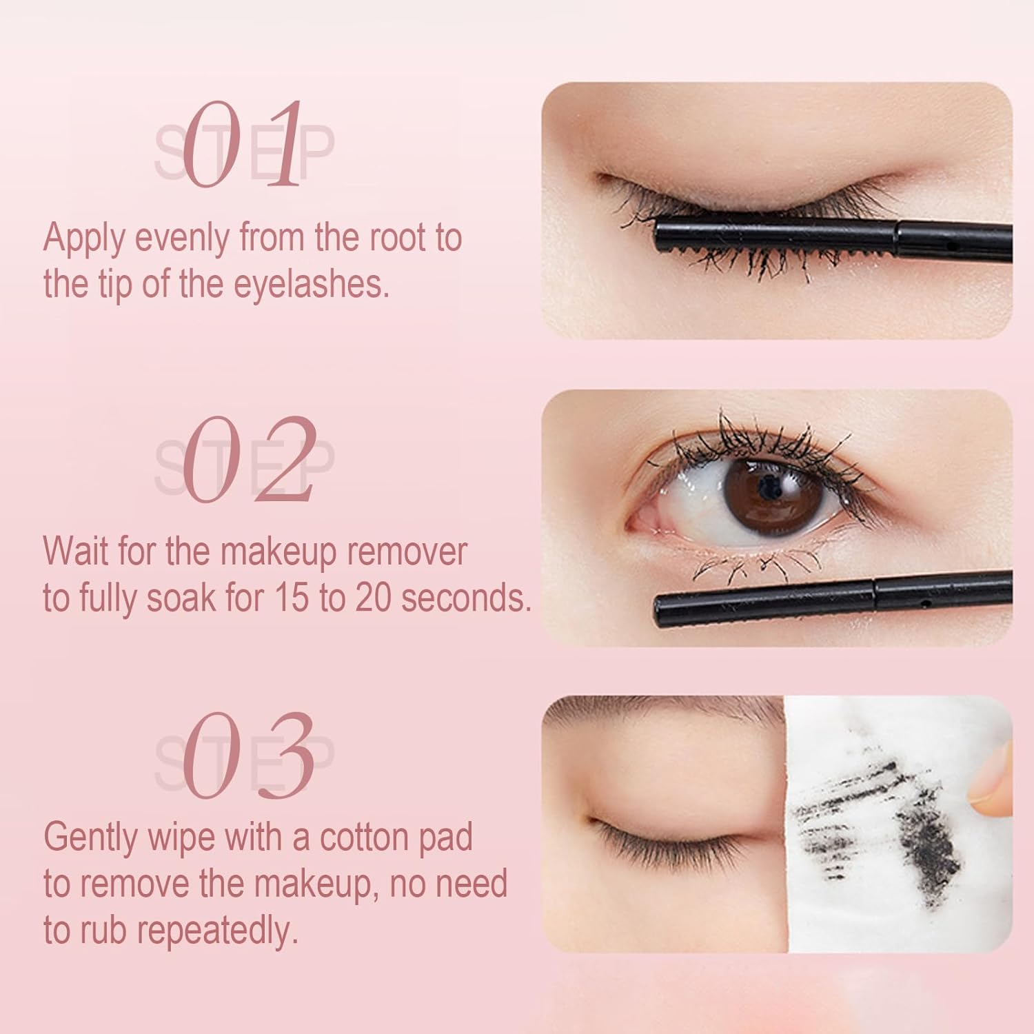 Upgrade Speedy Mascara Remover - Gentle Eye Makeup Remover for Waterproof Mascara & Eyeliner