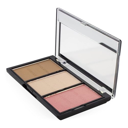 Makeup Revolution Ultra Sculpt & Contour Kit - Define Your Features, Vegan & Cruelty-Free, Ultra Fair C01, 3.6g