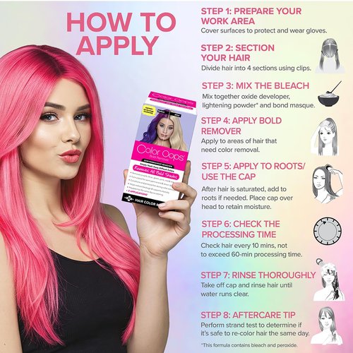 Color Oops - Bold Hair Dye Remover | Safely Removes Direct & Semi-Permanent Color - 2 Applications, Vegan & Cruelty-Free