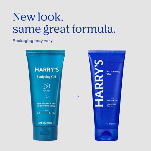 Harry's Sculpting Hair Gel for Men - Firm Hold & Polished Finish | Alcohol-Free - 6.7 fl oz