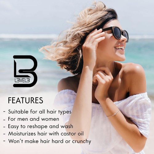 L3 Level 3 Sea Salt Texturizing Spray - Beachy Waves & Texture - Light Hold - 8.45 Fl Oz