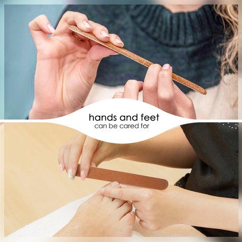 Canvalite Nail File Large Emery Boards for Nails, 180 Grit Nail Files for Natural Nails, Thin Emory Nail File Pack Manicure Tool for Home Use 25PCS