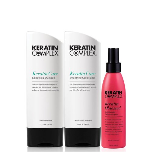Keratin Complex Retail Kit - Nourishing Shampoo & Conditioner with 5oz Keratin Obsessed Treatment