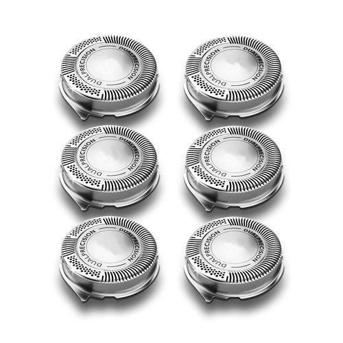 Upgrade HQ8 Replacement Blade for Philipss Norelcos Replacement Razor Blades Aquatec Shavers HQ8 Replacement Razor Blades Compatible with Shavers AT810 AT880 PT720 AT815 HQ8505 Heads, 6PACK