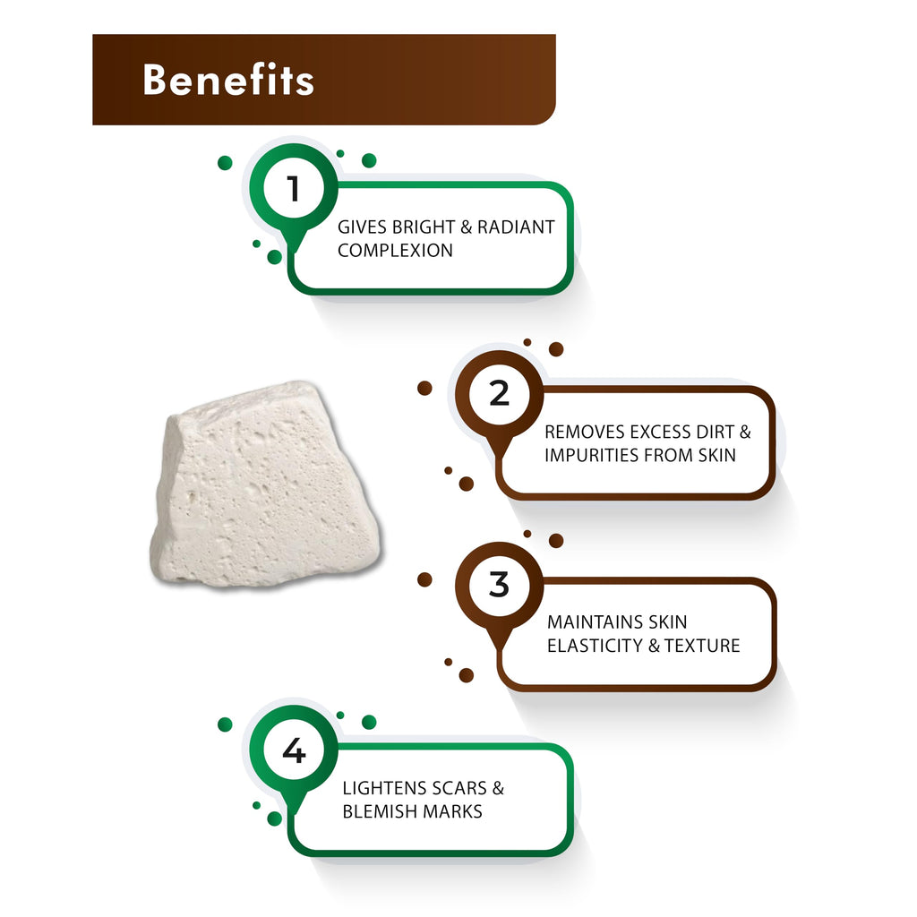 ‎H&C HERBAL INGREDIENTS EXPERT H&C Kaolin Clay Powder - 227 Grams | For Acne, Blackheads Skin Face Mask