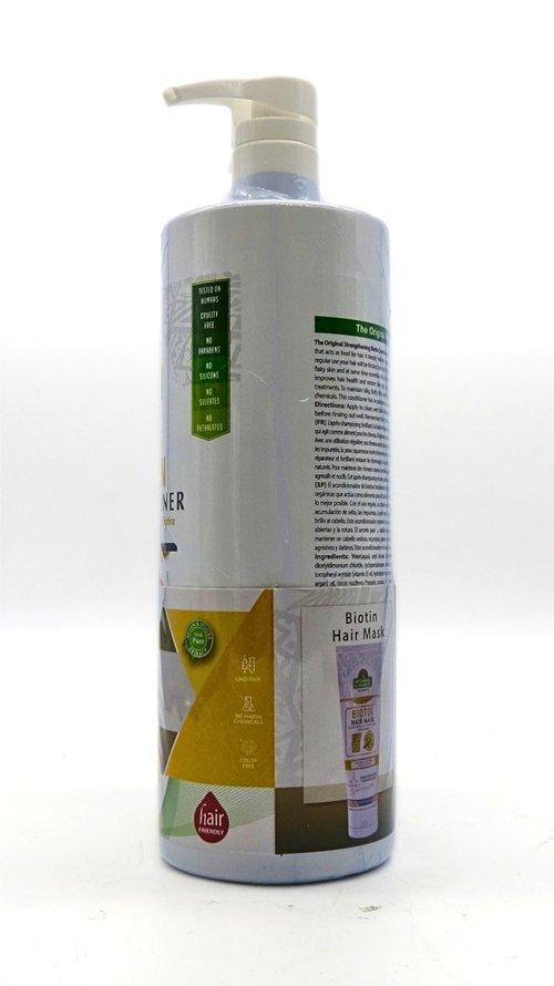 Spanish Garden | Hair Strengthening Biotin Shampoo & Conditioner Set, 2 Pound (Pack of 1), White