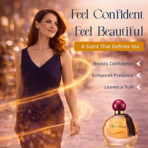 AVON Far Away Eau de Parfum for Women - Long-Lasting Amber Floral Scent - Elegant 1.7 fl oz Travel Spray