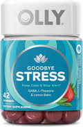 OLLY Goodbye Stress Gummies - Natural Stress Relief with GABA & L-Theanine, Berry Flavor | 42 Count