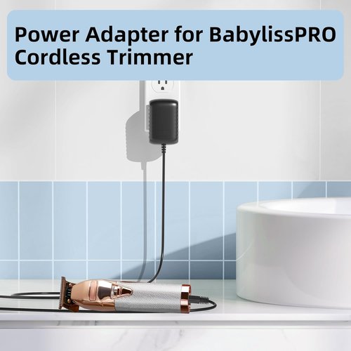 BaByliss PRO 4.5V Charger - Power Cord Adapter for FX788, FX787, FX870, FX820, FXSSM, FX726, FX825 Clippers