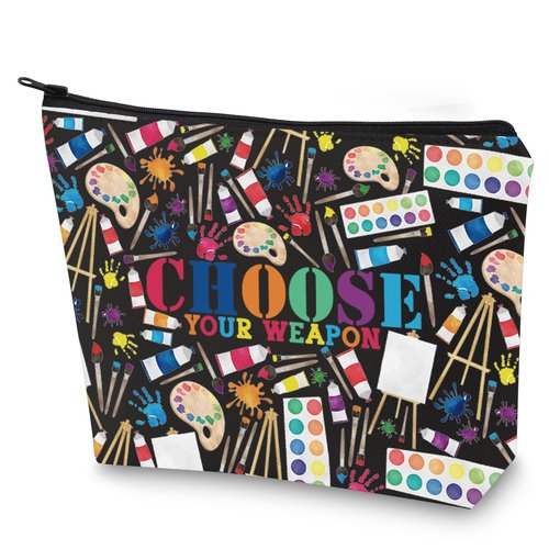 G2TUP Art Painting Artists Painter Gift Cosmetic Bag Paint Palette Brush Accessories Pouch for Art Teacher (Choose Weapon New)