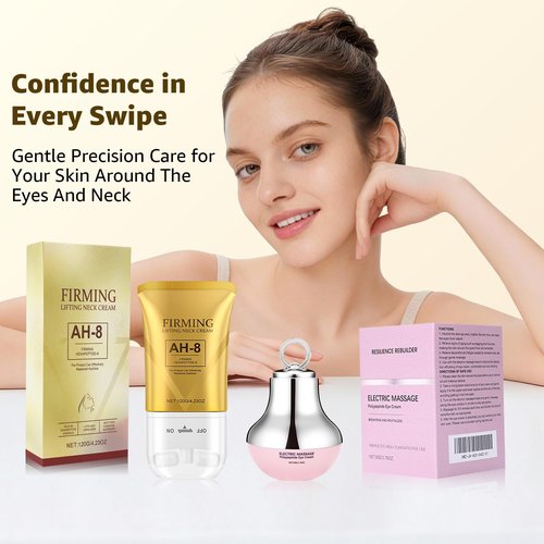 Botanikind AH-8 Neck-Eye Care Tightening & Revitalizing Set -Smooth of Fine Lines, Eye & Neck Treatment, Skin Moisturizer, Deep Moisturizing Skincare All Skin Types