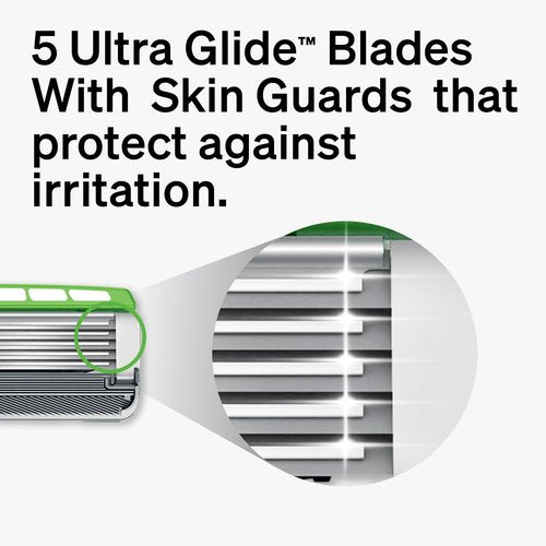 Schick Hydro Sensitive Razor Refills, 12ct | 5 Blade Razor for Men, Shaving Blades, 12 Refills