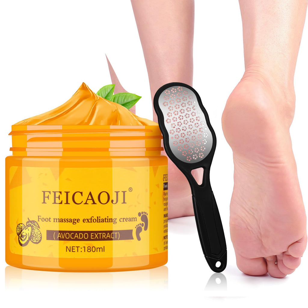 XIWEIOO Foot Callus Remover Gel Foot Files Kit Heel Foot Callus Remover Gel Exfoliator Dead Skin Remover Pedicure Foot Spa Products Home Pedicure Foot Spa Supplies for Rough, Dry, Cracked Skin