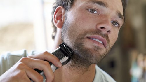 Philips Beard Trimmer and Hair Clipper Series 5000 - Black and Silver - No Blade Oil Needed
