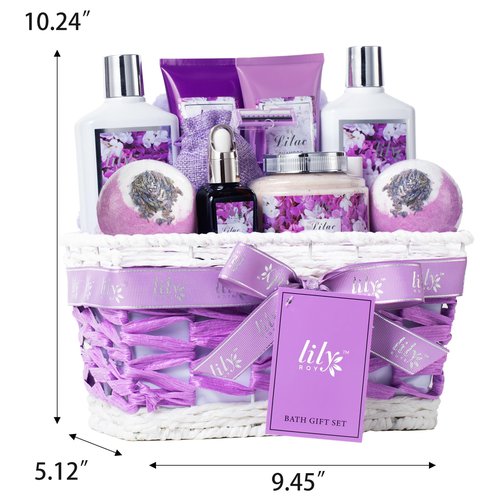 Mothers Day Gifts for Women 17-Piece Bath and Body Gift Set for Mom - Luxury Spa Gift Basket, Pampering Bath Set | Valentines Day, Birthday Gifts, Christmas Perfect Holiday Gift for Her