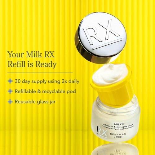 Beekman 1802 Collagen Face Cream Refill Pod - Advanced Anti-Aging Moisturizer with Goat Milk Exosomes, 1.69 fl oz