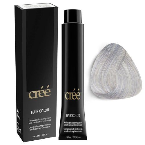 Créé Cree Professional Permanent Hair Color - Silver Shade, 100ml | 3.4 fl. oz. for Long-Lasting Color