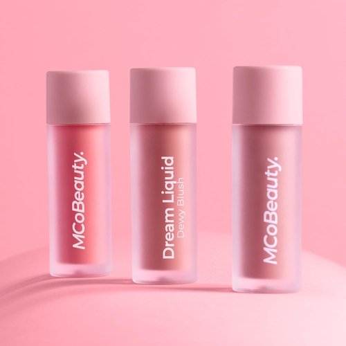 MCoBeauty Dream Liquid Dewy Blush - Soft Pink Radiant Flush for Fresh Glowing Cheeks | 4.6ml - Vegan & Cruelty-Free