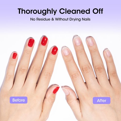 Gellen Nail Polish Remover: 16 Fl.Oz Non Acetone Nail Polish Remover with Pump Head, Salon Size Quick Dry Nail Polish Removal, 3s Gentle & Fast Remover with Vitamine E