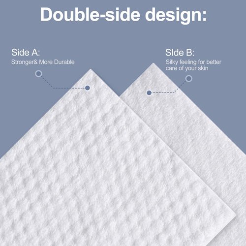 Disposable Face Towel Facial Tissue Soft Cotton Facial Cleansing Cloths Towelettes Dry for Cleaning Office Travel Makeup Remove