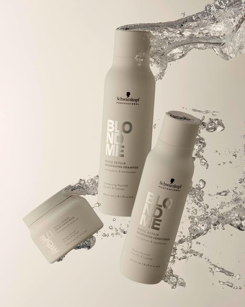 BlondMe Bond Repair Nourishing Mask - Intensive Treatment for Blonde, Lightened & Grey Hair | Adds Moisture & Softness