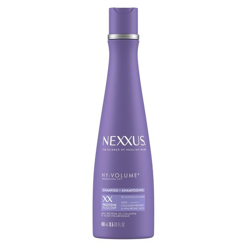 Nexxus Hy-Volume Shampoo - Weightless Lift for Flat Hair | Collagen & Hyaluronic Acid, 13.5 Fl Oz